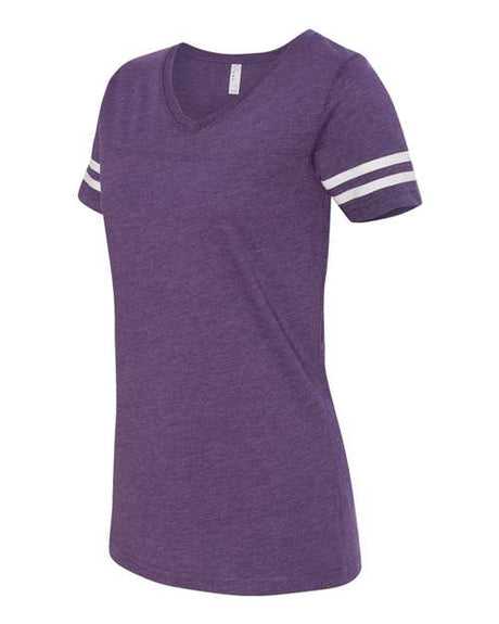 LAT Women's Football V-Neck Fine Jersey T-Shirt LAT