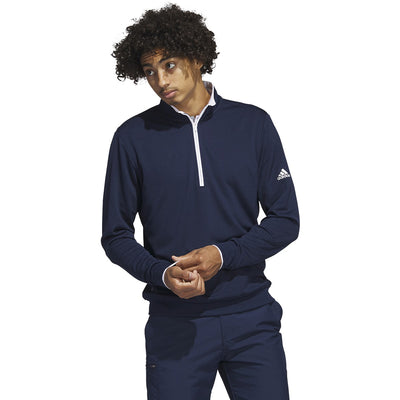 adidas Men's Primegreen UPF Quarter Zip Pullover