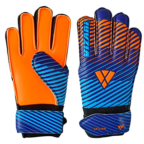 Vizari Sports Saturn Soccer Goalie Goalkeeper Gloves for Kids Youth & Boys