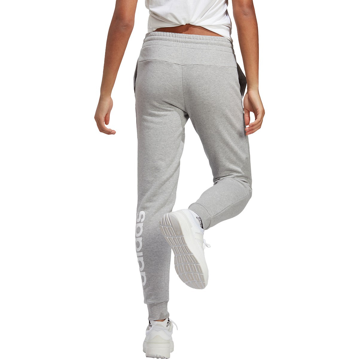 adidas Women's Essentials Linear French Terry Cuffed Pants adidas