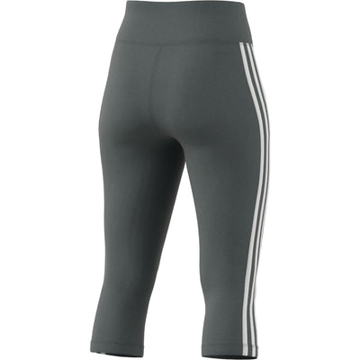 adidas Women's Train Essentials 3-Stripes High-Waisted 3/4 Leggings