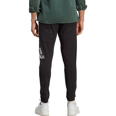 adidas Men's Essentials Single Jersey Tapered Logo Pants
