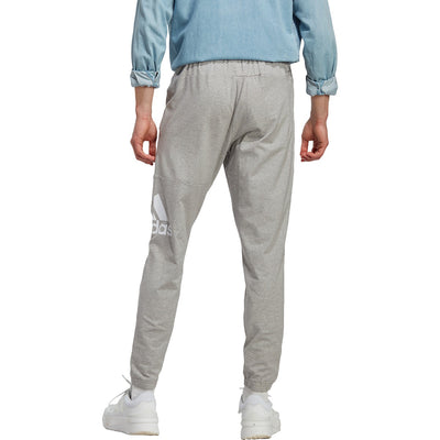 adidas Men's Essentials Single Jersey Tapered Logo Pants