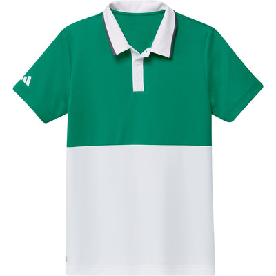 adidas Youth Colorblock HEAT.RDY Golf Polo Shirt