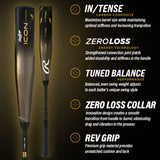 2023 Rawlings Icon -3 BBCOR Baseball Bat Rawlings