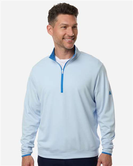adidas Men's Performance Lightweight Quarter-Zip Pullover Mens Apparel Sweatshirts & Fleece