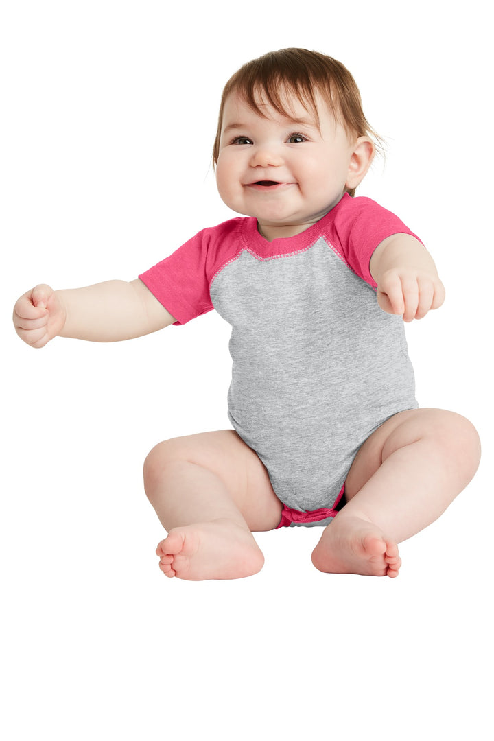 Rabbit Skins Infant Baseball Fine Jersey Bodysuit