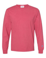 Champion Men's Garment Dyed Long Sleeve T-Shirt Champion