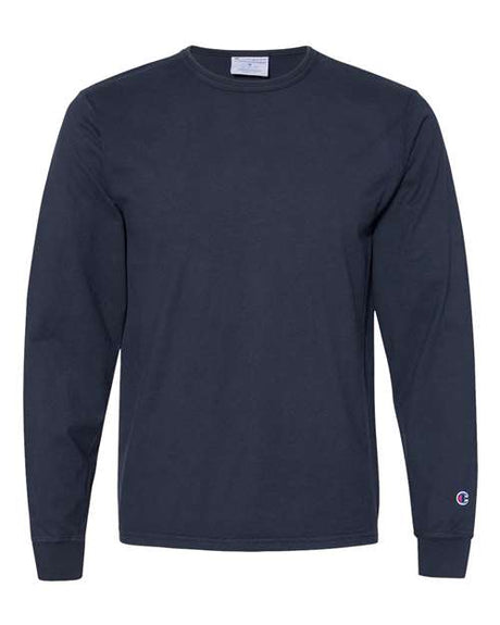 Champion Men's Garment Dyed Long Sleeve T-Shirt Champion