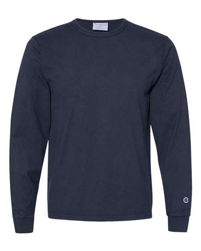 Champion Men's Garment Dyed Long Sleeve T-Shirt