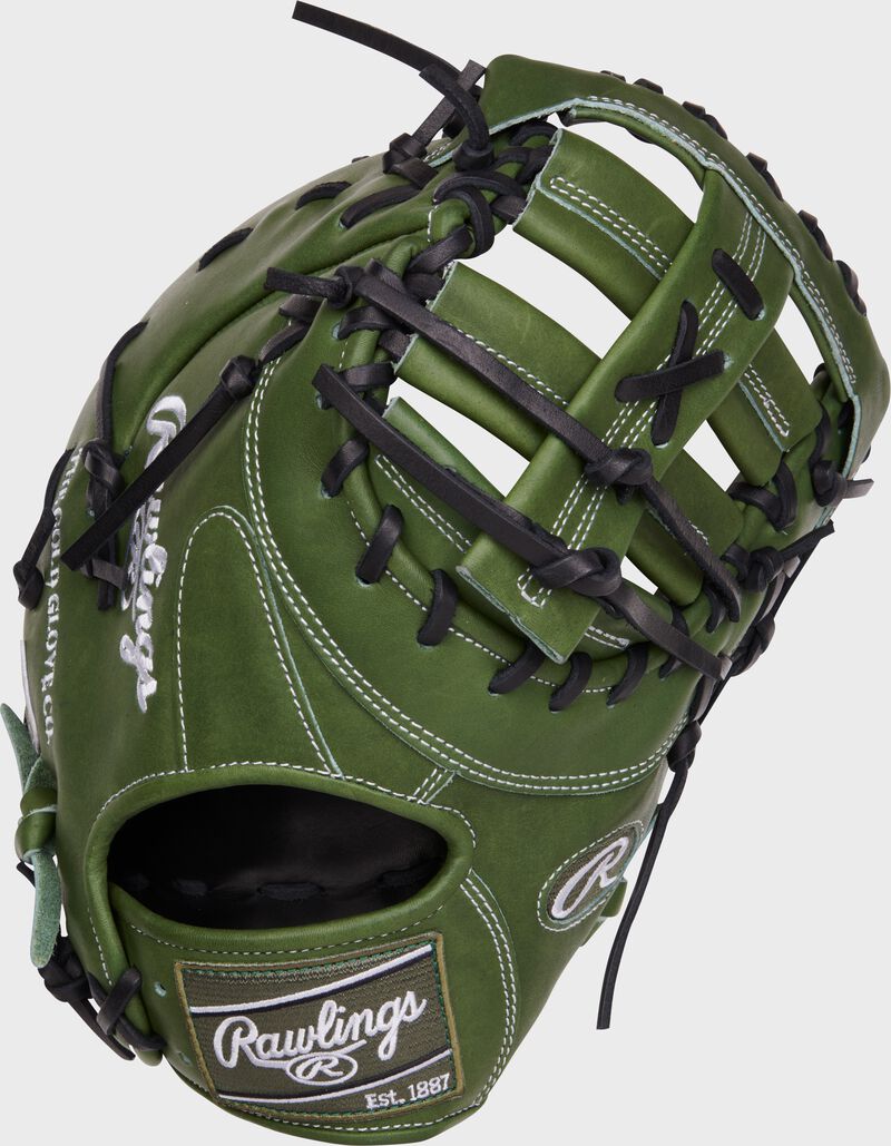 Rawlings Heart of the Hide Military Green 13" First Base Mitt