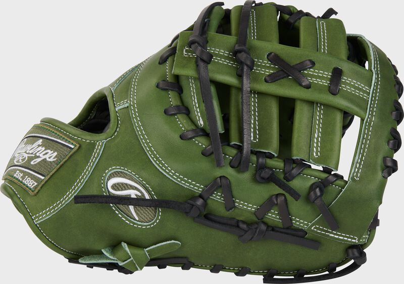 Rawlings Heart of the Hide Military Green 13" First Base Mitt