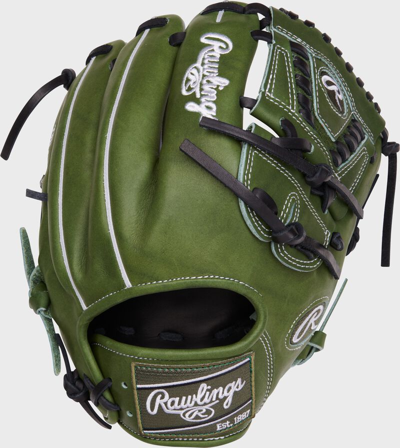 Rawlings Heart of the Hide Military Green Infield/Pitchers Glove