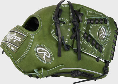 Rawlings Heart of the Hide Military Green Infield/Pitchers Glove