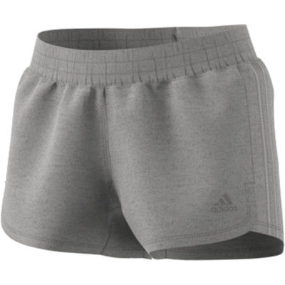adidas Women's Pacer 3-Stripes Woven Heather Shorts