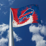 Rico Industries NFL  Buffalo Bills Tie-Dye 3' x 5' Banner Flag-2
