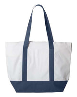 Liberty Bags Unisex Bay View Zippered Tote Liberty Bags