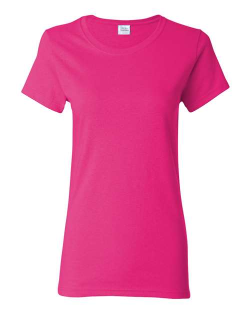 Gildan Ladies Heavy Cotton 100% Cotton T-Shirt. 5000L