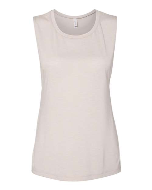 BELLA+CANVAS  Women's Flowy Scoop Muscle Tank. BC8803 2 of 2