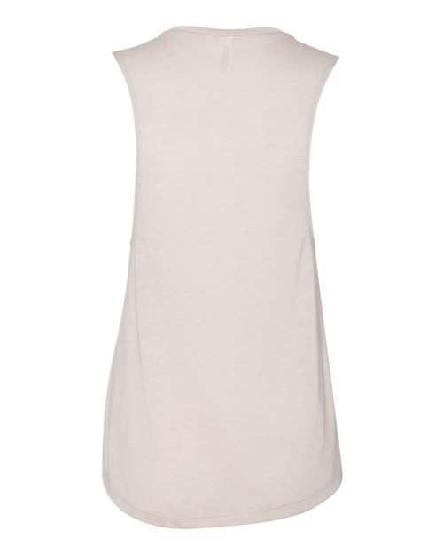 BELLA+CANVAS  Women's Flowy Scoop Muscle Tank. BC8803 2 of 2