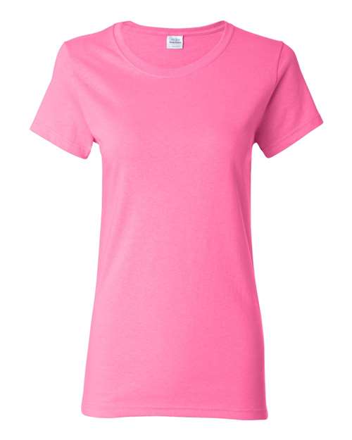 Gildan Ladies Heavy Cotton 100% Cotton T-Shirt. 5000L