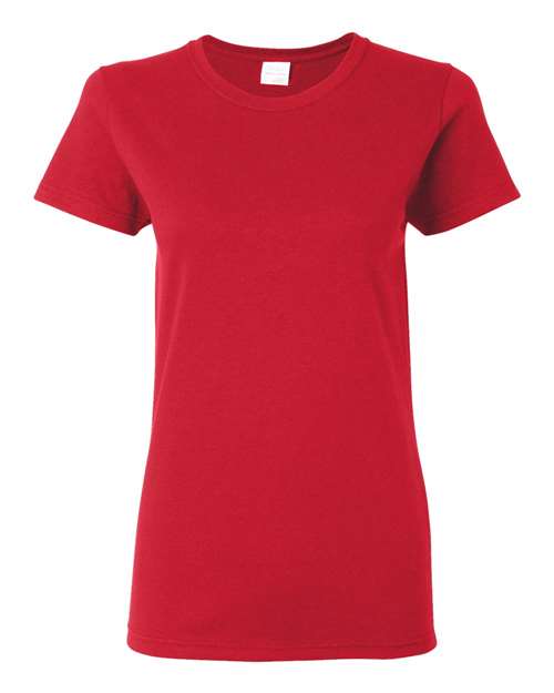 Gildan Ladies Heavy Cotton 100% Cotton T-Shirt. 5000L