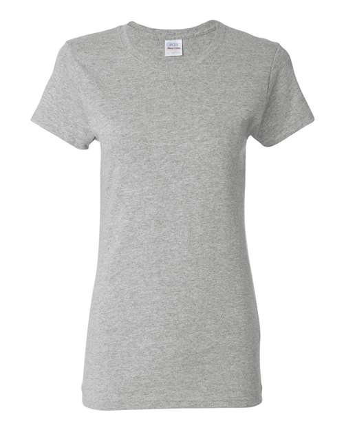 Gildan Women's Heavy Cotton 100% Cotton T-Shirt. 5000L