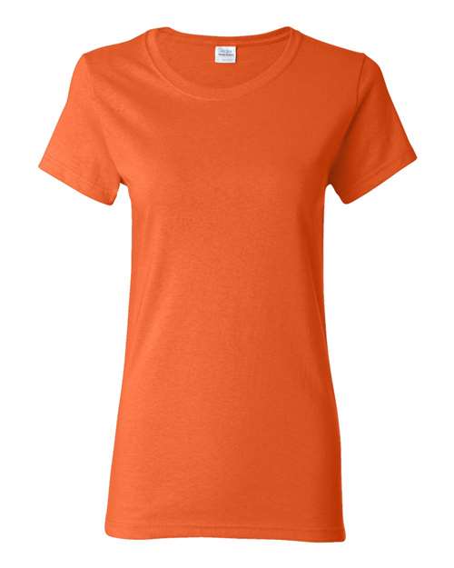 Gildan Ladies Heavy Cotton 100% Cotton T-Shirt. 5000L