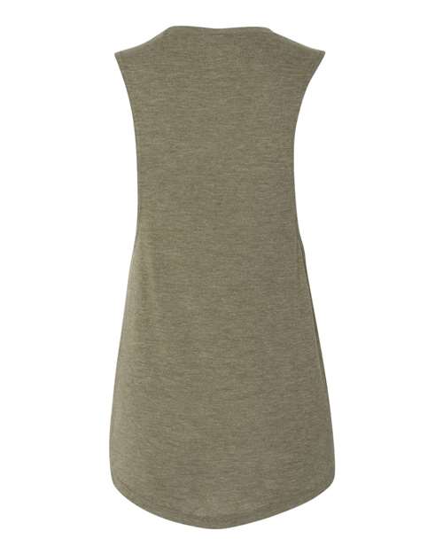 BELLA+CANVAS  Women's Flowy Scoop Muscle Tank. BC8803 2 of 2