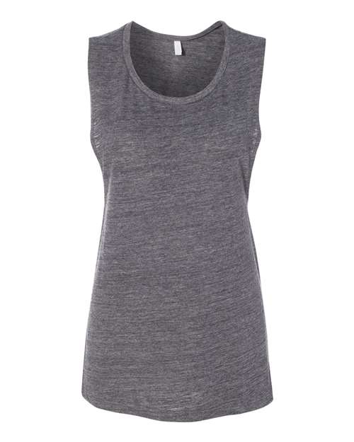 BELLA+CANVAS  Women's Flowy Scoop Muscle Tank. BC8803 2 of 2