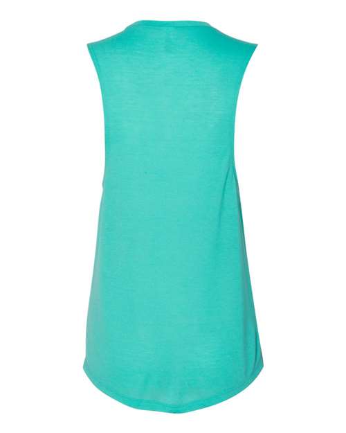 BELLA + CANVAS Women's Flowy Scoop Muscle Tank Top BC8803