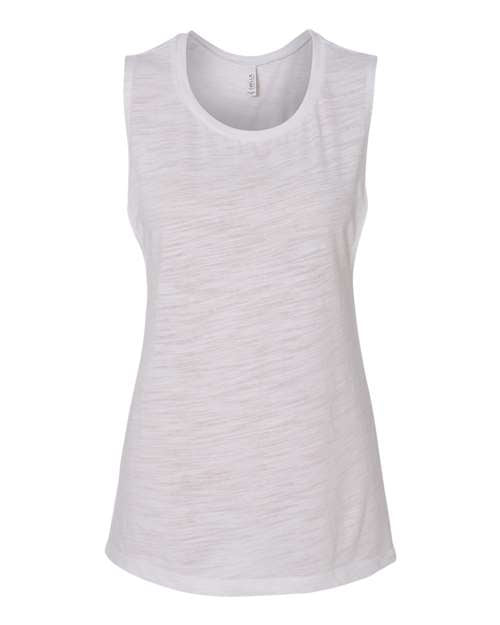 BELLA + CANVAS Women's Flowy Scoop Muscle Tank Top BC8803
