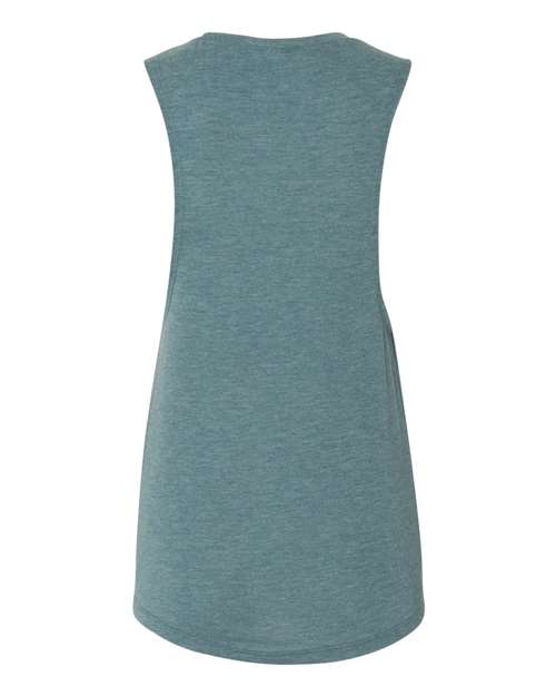 BELLA+CANVAS  Women's Flowy Scoop Muscle Tank. BC8803 2 of 2