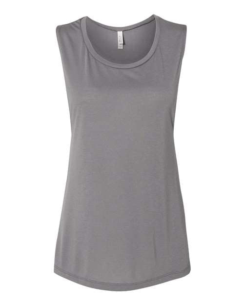 BELLA + CANVAS Women's Flowy Scoop Muscle Tank Top BC8803