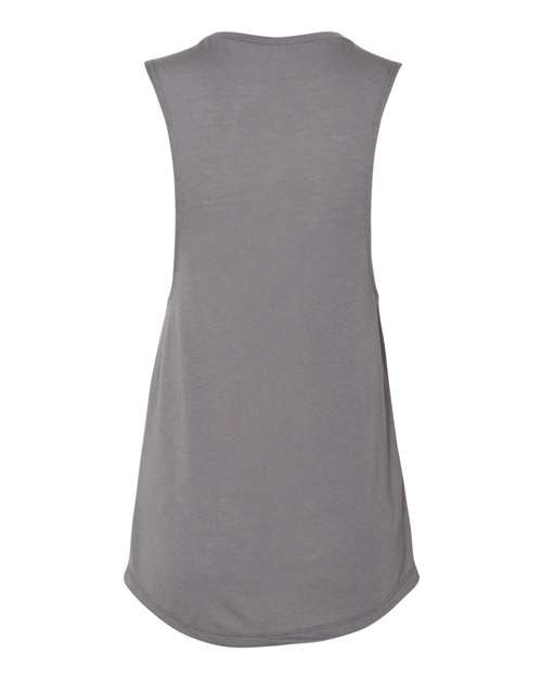 BELLA + CANVAS Women's Flowy Scoop Muscle Tank Top BC8803