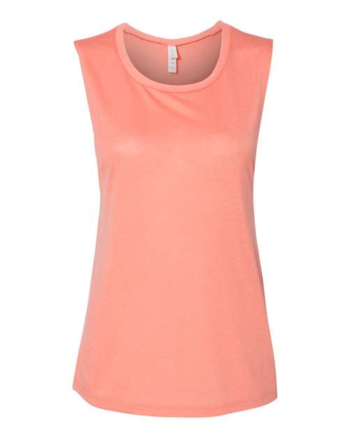 BELLA + CANVAS Women's Flowy Scoop Muscle Tank Top BC8803