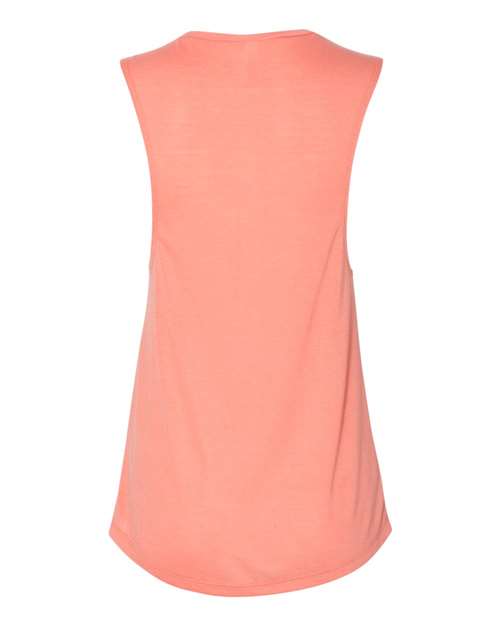BELLA + CANVAS Women's Flowy Scoop Muscle Tank Top BC8803