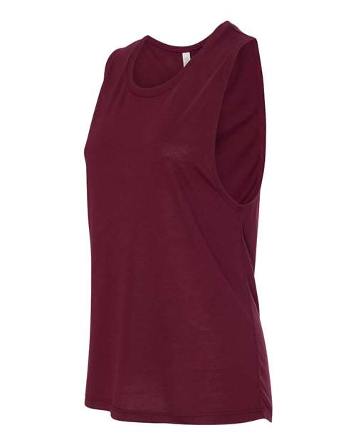 BELLA+CANVAS  Women's Flowy Scoop Muscle Tank. BC8803 2 of 2