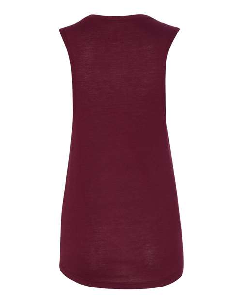BELLA+CANVAS  Women's Flowy Scoop Muscle Tank. BC8803 2 of 2