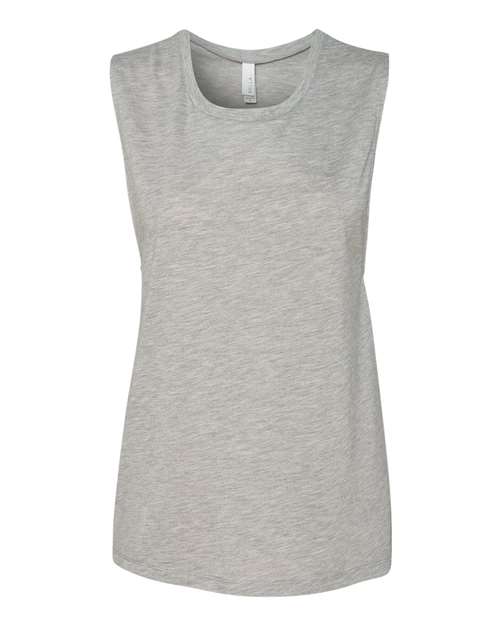 BELLA+CANVAS  Women's Flowy Scoop Muscle Tank. BC8803 2 of 2