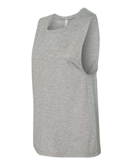 BELLA+CANVAS  Women's Flowy Scoop Muscle Tank. BC8803 2 of 2