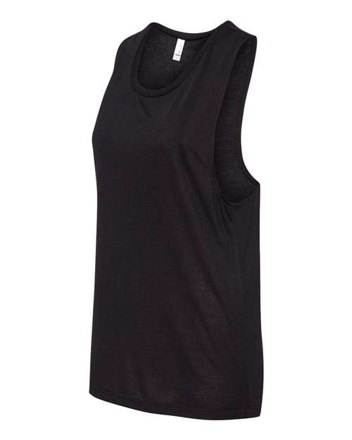 BELLA+CANVAS  Women's Flowy Scoop Muscle Tank. BC8803 2 of 2