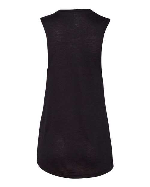 BELLA+CANVAS  Women's Flowy Scoop Muscle Tank. BC8803 2 of 2