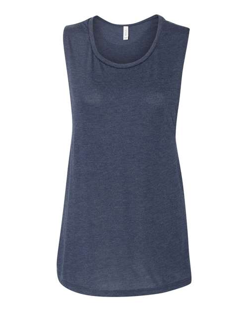 BELLA+CANVAS  Women's Flowy Scoop Muscle Tank. BC8803 2 of 2