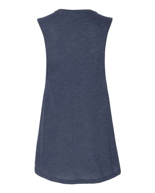 BELLA+CANVAS  Women's Flowy Scoop Muscle Tank. BC8803 2 of 2