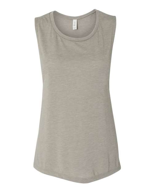 BELLA+CANVAS  Women's Flowy Scoop Muscle Tank. BC8803 2 of 2
