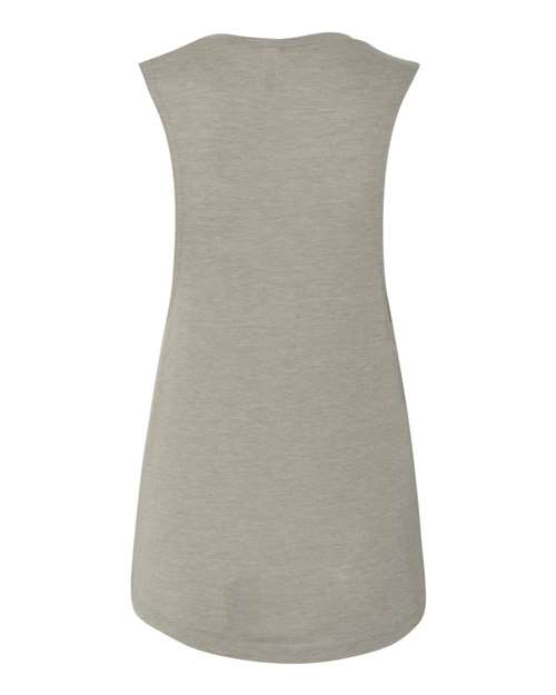 BELLA+CANVAS  Women's Flowy Scoop Muscle Tank. BC8803 2 of 2
