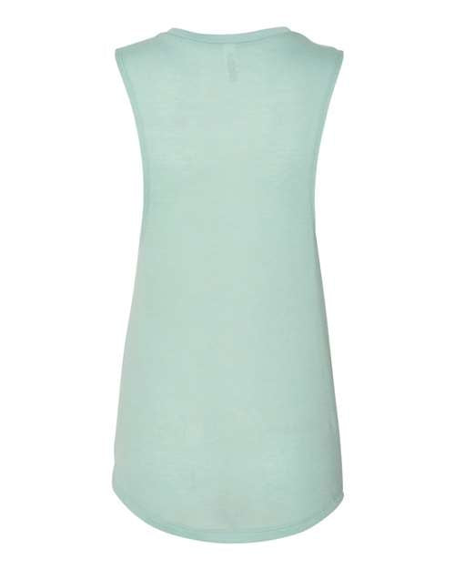 BELLA+CANVAS  Women's Flowy Scoop Muscle Tank. BC8803 2 of 2