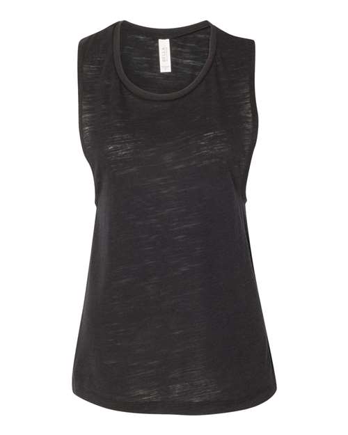BELLA + CANVAS Women's Flowy Scoop Muscle Tank Top BC8803