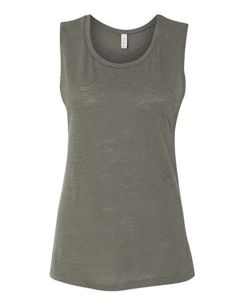 BELLA + CANVAS Women's Flowy Scoop Muscle Tank Top BC8803